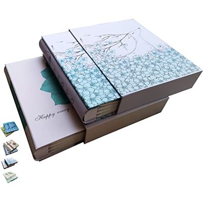 Totocan Album na zdjęcia 4 x 6, 2 sztuki, każdy album na zdjęcia pomieści do 200 zdjęć 4 x 6, łącznie 400 zdjęć, rodzinne, podróże, album na zdjęcia dla niemowląt (kwiat i jeleń) Totocan Album na zdjęcia 4 x 6, 2 sztuki, każdy album na zdjęcia pomieści do 200 zdjęć 4 x 6, łącznie 400 zdjęć, rodzinne, podróże, album na zdjęcia dla niemowląt (kwiat i jeleń)