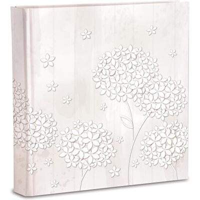 Mareli Album fotograficzny 31 x 31, wzór kwiatowy, 80 stron z bibułką Mareli Album fotograficzny 31 x 31, wzór kwiatowy, 80 stron z bibułką