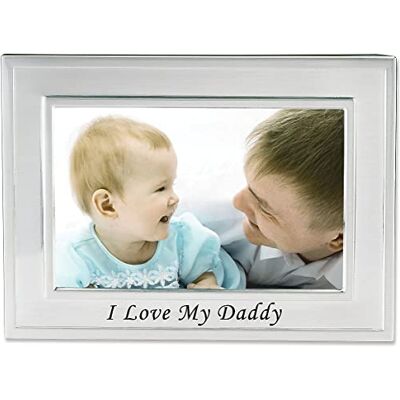 Lawrence Frames 'I Love My Daddy' posrebrzana ramka na zdjęcia 6x4 Lawrence Frames 'I Love My Daddy' posrebrzana ramka na zdjęcia 6x4