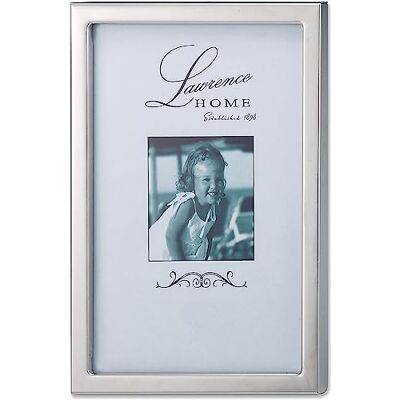 Lawrence Frames 710646 srebrna standardowa metalowa ramka na zdjęcia, 10 na 15 cm Lawrence Frames 710646 srebrna standardowa metalowa ramka na zdjęcia, 10 na 15 cm