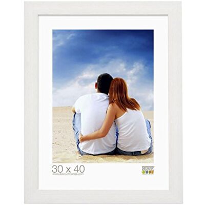 Deknudt Frames S42PF1-20,0 x 30,0 biała żywica ramka na zdjęcia duża 35,4 x 25,4 x 1,6 cm Deknudt Frames S42PF1-20,0 x 30,0 biała żywica ramka na zdjęcia duża 35,4 x 25,4 x 1,6 cm