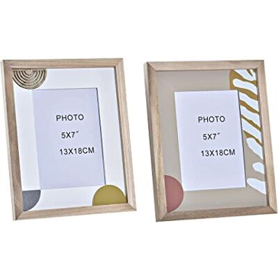 DKD Home Decor Kryształ Brązowy Biały Ramka na zdjęcia - Photo Frame DKD Home Decor Kryształ Brązowy Biały Ramka na zdjęcia - Photo Frame