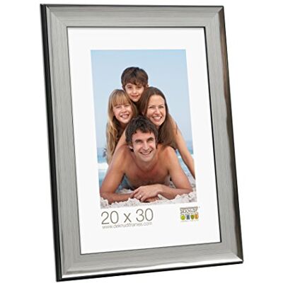 Deknudt Frames s45nd1 ramka na zdjęcia drewno srebrna/czarna 40 x 60 cm Deknudt Frames s45nd1 ramka na zdjęcia drewno srebrna/czarna 40 x 60 cm