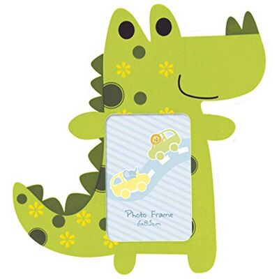 Zep G097 Kolekcja Baby Pascal Ramka Wzór Krokodyl do zdjęć 6 x 8,5 cm Drewno Zielone/Khaki/Żółte Zep G097 Kolekcja Baby Pascal Ramka Wzór Krokodyl do zdjęć 6 x 8,5 cm Drewno Zielone/Khaki/Żółte