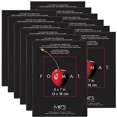 MCS Ramki w formacie industrialnym 5 na 18 cm, 12 szt. (65472), czarny, 20,32 x 15,24 x 19,68 cm MCS Ramki w formacie industrialnym 5 na 18 cm, 12 szt. (65472), czarny, 20,32 x 15,24 x 19,68 cm