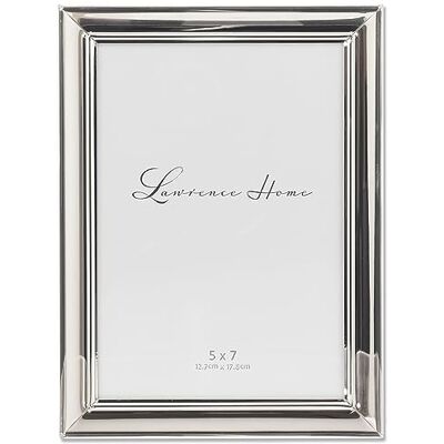 Lawrence Frames Lawrence Ramki metalowa ramka na zdjęcia, 15 x 18, srebrna Lawrence Frames Lawrence Ramki metalowa ramka na zdjęcia, 15 x 18, srebrna