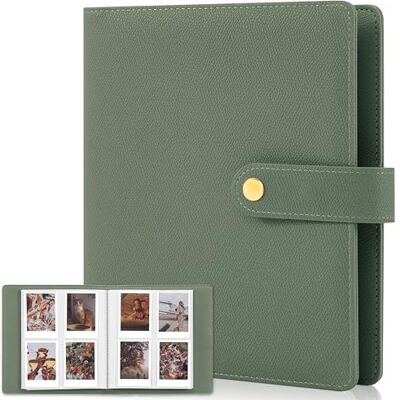 ZICOTO Piękny album fotograficzny Polaroid ze skóry PU, pomieści 300 zdjęć, stylowe albumy polaroidowe na ślub, baby shower i specjalne okazje ZICOTO Piękny album fotograficzny Polaroid ze skóry PU, pomieści 300 zdjęć, stylowe albumy polaroidowe na ślub, baby shower i specjalne okazje