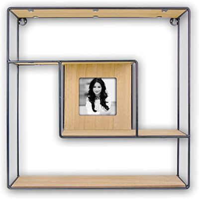 Zep " Gwen ramka na zdjęcia, metalowa czarna, 40,5 x 9,5 x 40,5 cm Zep " Gwen ramka na zdjęcia, metalowa czarna, 40,5 x 9,5 x 40,5 cm