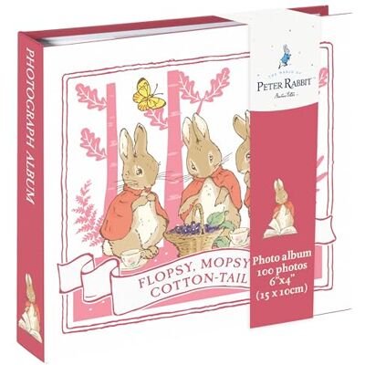 Robert Frederick Album fotograficzny Flopsy Bunnies Piotruś Królik Las Piknik Wzór Robert Frederick Album fotograficzny Flopsy Bunnies Piotruś Królik Las Piknik Wzór
