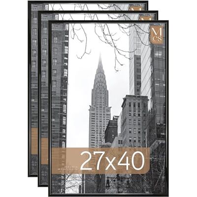 MCS Ramka na plakat Trendsetter (3 sztuki), 27 x 40, czarna, 71,12 x 1,59 x 104,14 cm MCS Ramka na plakat Trendsetter (3 sztuki), 27 x 40, czarna, 71,12 x 1,59 x 104,14 cm