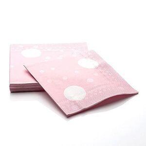 Colop MegaCrea Nio różowy ręcznik w kropki 16 sztuk Nio