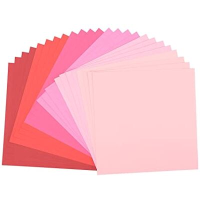 Creative Florence Scrapbook Papier - 12x12 - Różowy - 216 g/m² - 24 Arkusze Creative Florence Scrapbook Papier - 12x12 - Różowy - 216 g/m² - 24 Arkusze