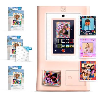 HP Sprocket Maszyna Fotobudki Natychmiastowy Kolorowy Drukarka Fotograficzna Różowa ZESTAW PAPIERU + Zink 3,5 x 4,25” Zink Samoprzylepny Papier Fotograficzny 300 Arkuszy, Pink, 300 Pack Paper HP Sprocket Maszyna Fotobudki Natychmiastowy Kolorowy Drukarka Fotograficzna Różowa ZESTAW PAPIERU + Zink 3,5 x 4,25” Zink Samoprzylepny Papier Fotograficzny 300 Arkuszy, Pink, 300 Pack Paper