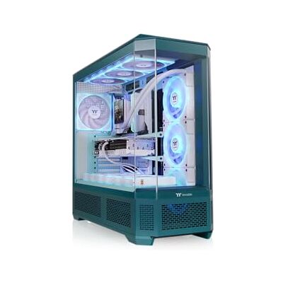 Thermaltake View 600 TG Obudowa typu full tower E-ATX Konstrukcja panoramiczna z 4 panelami ze szkła hartowanego Kolor niebiesko-zielony (teal) Thermaltake View 600 TG Obudowa typu full tower E-ATX Konstrukcja panoramiczna z 4 panelami ze szkła hartowanego Kolor niebiesko-zielony (teal)