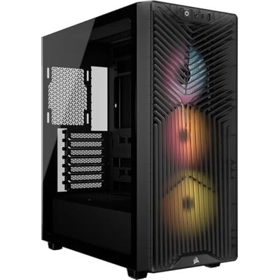 Corsair Obudowa PC 3200D RS ARGB Mid-Tower – 3 x wentylatory RS120 ARGB PWM w zestawie, ramię stabilizacyjne GPU, ASUS BTF, MSI Project Zero, Gigabyte Project Stealth dymne Corsair Obudowa PC 3200D RS ARGB Mid-Tower – 3 x wentylatory RS120 ARGB PWM w zestawie, ramię stabilizacyjne GPU, ASUS BTF, MSI Project Zero, Gigabyte Project Stealth dymne