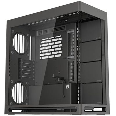 HAVN HS 420 dwukomorowa obudowa ATX Mid Tower PC czarna hybrydowa konstrukcja, 11 x gniazdo wentylatora 140 mm i wsparcie chłodnicy 3 x 420 mm, proste zarządzanie kablami, szkło hartowane, piasta HAVN HS 420 dwukomorowa obudowa ATX Mid Tower PC czarna hybrydowa konstrukcja, 11 x gniazdo wentylatora 140 mm i wsparcie chłodnicy 3 x 420 mm, proste zarządzanie kablami, szkło hartowane, piasta