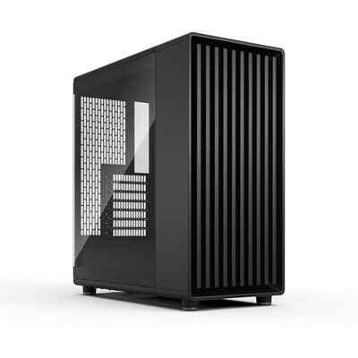 Fractal Design North Momentum Black Glass Side Panel Genuine Blackened Oak Wood Front High Airflow PC Gaming Case Three powerful 120mm Momentum Fans Included ATX Support Fractal Design North Momentum Black Glass Side Panel Genuine Blackened Oak Wood Front High Airflow PC Gaming Case Three powerful 120mm Momentum Fans Included ATX Support