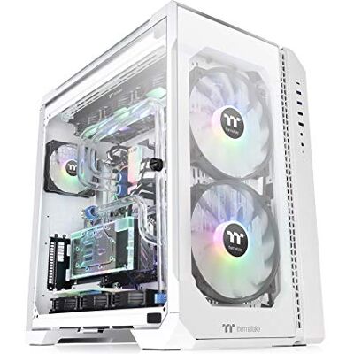 Thermaltake View 51 TG ARGB Edition Snow obudowa PC kompatybilna z E-ATX 2 x fabrycznie zainstalowane wentylatory 200 mm szkło hartowane 4 mm kolor biały Thermaltake View 51 TG ARGB Edition Snow obudowa PC kompatybilna z E-ATX 2 x fabrycznie zainstalowane wentylatory 200 mm szkło hartowane 4 mm kolor biały