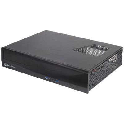 Silverstone SST-ML03B Milo Micro ATX wąska obudowa HTPC, czarna Silverstone SST-ML03B Milo Micro ATX wąska obudowa HTPC, czarna