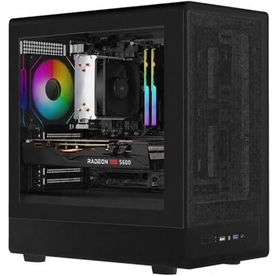 Noua Nexus PK200, obudowa do gier MicroATX kompaktowy, wentylator PWM ARGB, Micro Tower z USB 3.0, siatka przednia i boczna ze szkła hartowanego, czarny Noua Nexus PK200, obudowa do gier MicroATX kompaktowy, wentylator PWM ARGB, Micro Tower z USB 3.0, siatka przednia i boczna ze szkła hartowanego, czarny