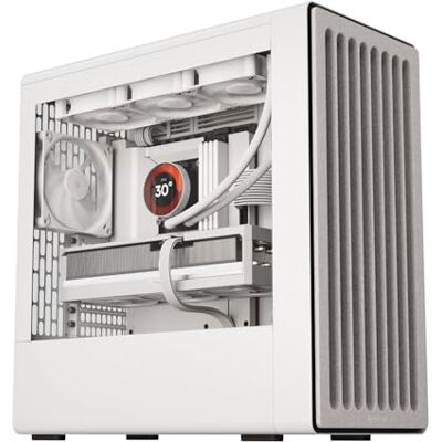 HAVN BF 360 FLOW High Airflow ATX Mid Tower PC Case, półotwarta stalowa rama SGCC, proste zarządzanie kablami, 2 x wentylator 180 mm, 1 x wentylator 140 mm 360 mm, panele magnetyczne biała HAVN BF 360 FLOW High Airflow ATX Mid Tower PC Case, półotwarta stalowa rama SGCC, proste zarządzanie kablami, 2 x wentylator 180 mm, 1 x wentylator 140 mm 360 mm, panele magnetyczne biała