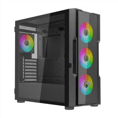 Noua Smash SK100, obudowa PC do gier ARGB Mid-Tower E-ATX, 4 wentylatory PWM ARGB 120 mm, obsługuje grzejniki 360 mm, panel przedni i panel boczny ze szkła hartowanego Noua Smash SK100, obudowa PC do gier ARGB Mid-Tower E-ATX, 4 wentylatory PWM ARGB 120 mm, obsługuje grzejniki 360 mm, panel przedni i panel boczny ze szkła hartowanego