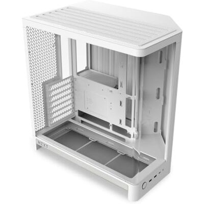 NZXT H6 Kompaktowa Obudowa PC ATX Dwukomorowa Biały Dwukomorowa obudowa ATX na 10 wentylatorów 120mm i chłodnice 360mm, zgodna z płytami głównymi back-connect. NZXT H6 Kompaktowa Obudowa PC ATX Dwukomorowa Biały Dwukomorowa obudowa ATX na 10 wentylatorów 120mm i chłodnice 360mm, zgodna z płytami głównymi back-connect.