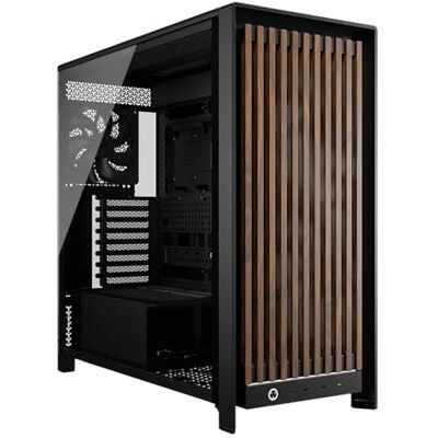 Corsair FRAME 5000D WOOD RS Mid-Tower ATX PC obudowa panel przepływu powietrza z litego drewna, 3 x wstępnie zainstalowane wentylatory, modułowa personalizacja, przestronne wnętrze, GPU Anti-Sag Corsair FRAME 5000D WOOD RS Mid-Tower ATX PC obudowa panel przepływu powietrza z litego drewna, 3 x wstępnie zainstalowane wentylatory, modułowa personalizacja, przestronne wnętrze, GPU Anti-Sag