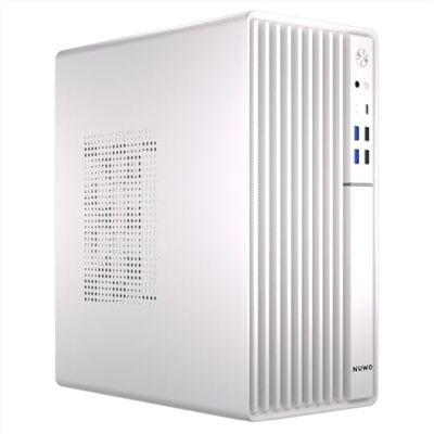 Nuwo Quartz QH300 Kompaktowa obudowa PC Micro-ATX bez zasilacza kompatybilna z MicroATX i Mini-ITX chłodzenie sieciowe z przodu USB 3.0 i Type-C, biała Nuwo Quartz QH300 Kompaktowa obudowa PC Micro-ATX bez zasilacza kompatybilna z MicroATX i Mini-ITX chłodzenie sieciowe z przodu USB 3.0 i Type-C, biała