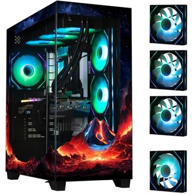 BITFENIX Średnia wieża obudowa komputera CETO Premium Edition Volcano (czarna) BITFENIX Średnia wieża obudowa komputera CETO Premium Edition Volcano (czarna)