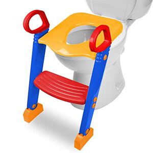 XMAF XMF017060-1 trenażer toaletowy ze schodami, deska sedesowa dla dzieci deska sedesowa nakładka na muszlę klozetową