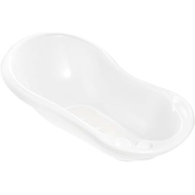 keeeper maria pure Ergonomiczna wanienka dla niemowląt z korkiem, dla dzieci w wieku od 0 do ok. 12 miesięcy, 84 x 49 x 29 cm, biały keeeper maria pure Ergonomiczna wanienka dla niemowląt z korkiem, dla dzieci w wieku od 0 do ok. 12 miesięcy, 84 x 49 x 29 cm, biały