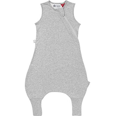 Tommee Tippee Śpiworek do spania dla niemowląt z nogami, oryginalny plecak Grobag Steppeebag, kombinezon dla niemowląt, zdrowy design, miękka tkanina bogata w bawełnę, 18-36 m, 1,0 TOG, Sky Grey Marl Tommee Tippee Śpiworek do spania dla niemowląt z nogami, oryginalny plecak Grobag Steppeebag, kombinezon dla niemowląt, zdrowy design, miękka tkanina bogata w bawełnę, 18-36 m, 1,0 TOG, Sky Grey Marl