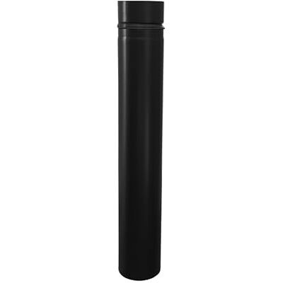 FIREFIX Rura do pieca na pellet, 80 mm, stal nierdzewna, czarna, 500 mm FIREFIX Rura do pieca na pellet, 80 mm, stal nierdzewna, czarna, 500 mm