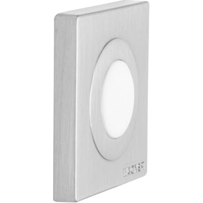 WAGNER designerski stoper do drzwi ScREW OR GLUE/wkręcany lub klejony – 30 x 30 x 9 mm, szczotkowany metal, wygląd stali szlachetnej, kauczuk termoplastyczny, biały, cena designerska – 15515611 WAGNER designerski stoper do drzwi ScREW OR GLUE/wkręcany lub klejony – 30 x 30 x 9 mm, szczotkowany metal, wygląd stali szlachetnej, kauczuk termoplastyczny, biały, cena designerska – 15515611