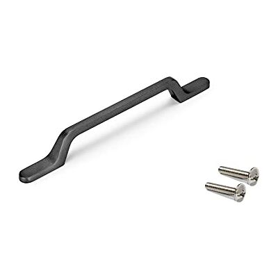 Emuca Uchwyty meblowe, odległość między Otworami 160 mm, Aluminium, Ciemnoszare, 5 szt. Emuca Uchwyty meblowe, odległość między Otworami 160 mm, Aluminium, Ciemnoszare, 5 szt.