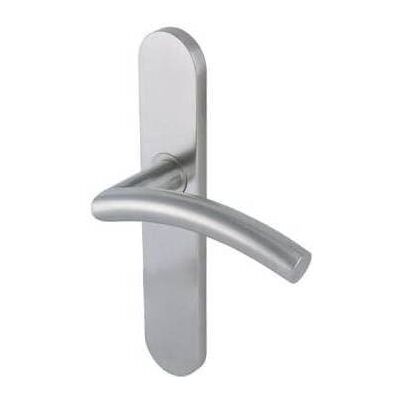 VACHETTE Poignées sur plaques bec-de-cane - inox brossé - Klamka drzwiowa - Styl klasyczny VACHETTE Poignées sur plaques bec-de-cane - inox brossé - Klamka drzwiowa - Styl klasyczny
