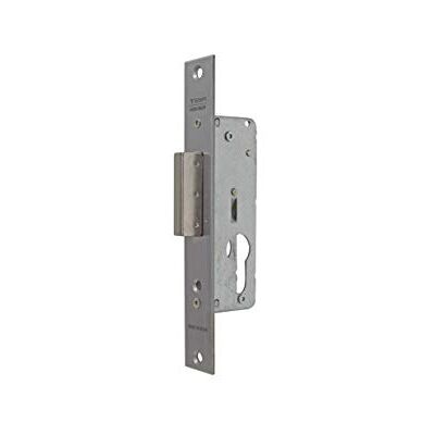 tesa 2210 Zamek Wpuszczany do Profili Metalowych, Rozstaw 25 mm, Wykończenie szary/inox, Profile Aluminiowe i Stalowe, Odwracalna Zapadka tesa 2210 Zamek Wpuszczany do Profili Metalowych, Rozstaw 25 mm, Wykończenie szary/inox, Profile Aluminiowe i Stalowe, Odwracalna Zapadka