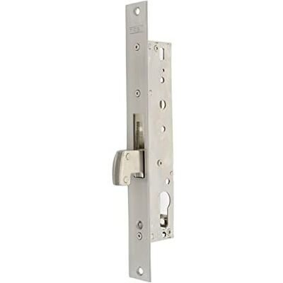 tesa 2240 Zamek Wpuszczany do Profili Metalowych, Rozstaw 25 mm, Wykończenie szary/inox, Profile Aluminiowe i Stalowe, Odwracalna Zapadka tesa 2240 Zamek Wpuszczany do Profili Metalowych, Rozstaw 25 mm, Wykończenie szary/inox, Profile Aluminiowe i Stalowe, Odwracalna Zapadka
