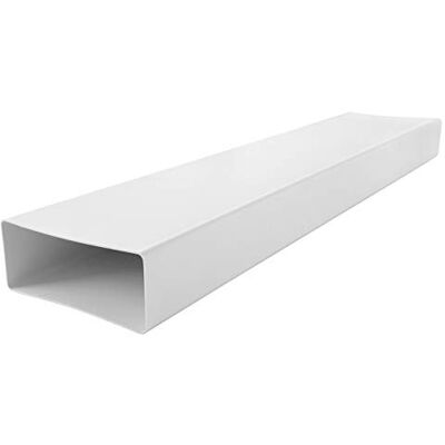 La Ventilazione CT1229B rura wentylacyjna z PCW, prostokątna, 220 x 90 mm, biała La Ventilazione CT1229B rura wentylacyjna z PCW, prostokątna, 220 x 90 mm, biała