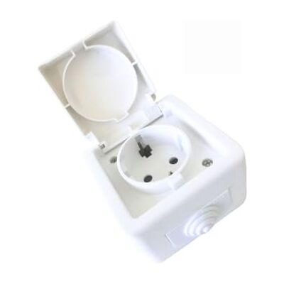 Glowster Zewnętrzna podstawa powierzchniowa IP54, idealna do instalacji elektrycznych. Obsługuje do 10 A i 250 V. Elegancka, biała konstrukcja zapewnia trwałość i styl w każdym środowisku zewnętrznym. Glowster Zewnętrzna podstawa powierzchniowa IP54, idealna do instalacji elektrycznych. Obsługuje do 10 A i 250 V. Elegancka, biała konstrukcja zapewnia trwałość i styl w każdym środowisku zewnętrznym.
