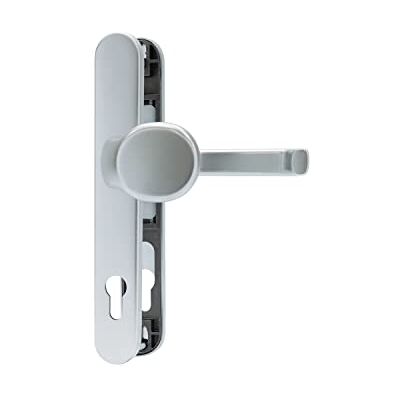 ABUS Okucie do drzwi SRG92N F1 do drzwi wejściowych z klamką wewnątrz i gałką na zewnątrz do drzwi z wąską ramą aluminium ABUS Okucie do drzwi SRG92N F1 do drzwi wejściowych z klamką wewnątrz i gałką na zewnątrz do drzwi z wąską ramą aluminium