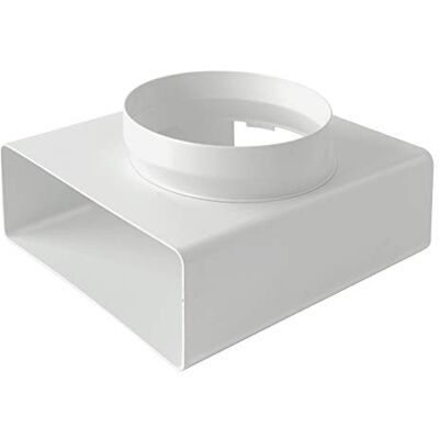 La Ventilazione La Ventilation CRTV229B trójnik pionowy od rury okrągłej Ø 150 mm do prostokątnej 220 x 90 mm. Kolor biały. La Ventilazione La Ventilation CRTV229B trójnik pionowy od rury okrągłej Ø 150 mm do prostokątnej 220 x 90 mm. Kolor biały.