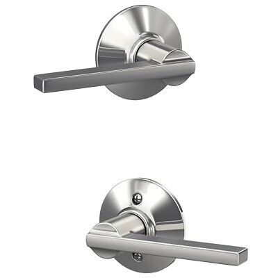 SCHLAGE F10 LAT 625 Latitude Passage Lever, jasny chrom SCHLAGE F10 LAT 625 Latitude Passage Lever, jasny chrom