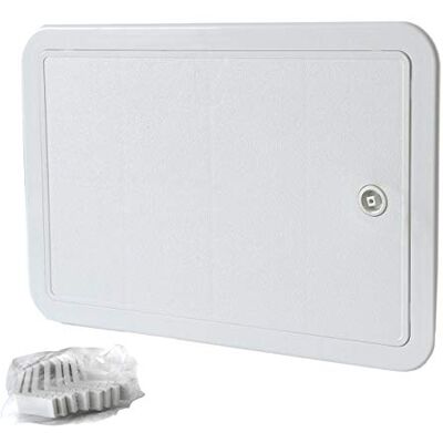 La Ventilazione SI3020B klapa kontrolna z tworzywa ABS, biała, 315 x 215 mm La Ventilazione SI3020B klapa kontrolna z tworzywa ABS, biała, 315 x 215 mm