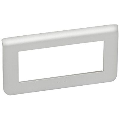 Legrand płytka mozaikowa 5 modułów poziomo 2 aluminium Legrand płytka mozaikowa 5 modułów poziomo 2 aluminium