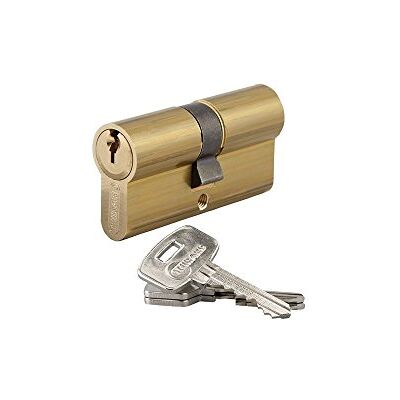 Thirard Cylinder zamka profilowego STD 35 x 45 mm mosiężny system bezpieczeństwa podwójnego wejścia do drzwi wejściowych wyprodukowano we Francji w zestawie z 3 kluczami zębatymi Thirard Cylinder zamka profilowego STD 35 x 45 mm mosiężny system bezpieczeństwa podwójnego wejścia do drzwi wejściowych wyprodukowano we Francji w zestawie z 3 kluczami zębatymi