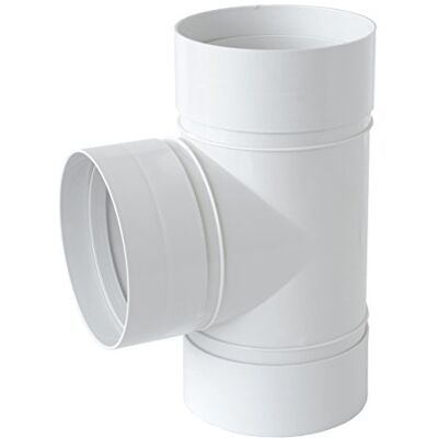 La Ventilazione Wentylacja crt125b-y łącznik T z ABS do wentylacji, biały, 125 mm La Ventilazione Wentylacja crt125b-y łącznik T z ABS do wentylacji, biały, 125 mm