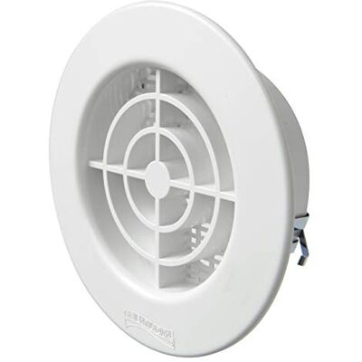 La Ventilazione Wentylacja TF8RB pojemnik z tworzywa sztucznego do montażu z siatką chroniącą przed owadami, biały, średnica 105 mm La Ventilazione Wentylacja TF8RB pojemnik z tworzywa sztucznego do montażu z siatką chroniącą przed owadami, biały, średnica 105 mm