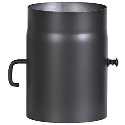 FIREFIX A110/WD R180/2D rura dymowa, czarna FIREFIX A110/WD R180/2D rura dymowa, czarna